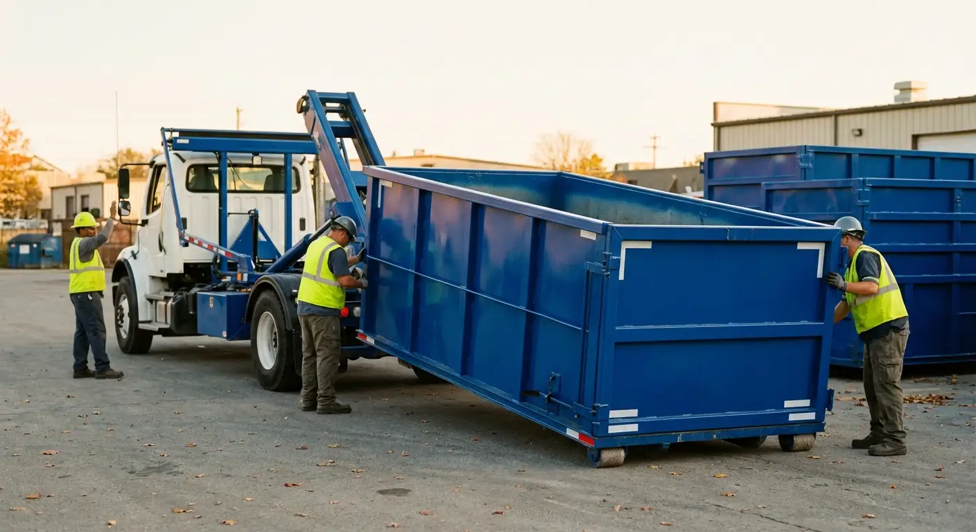 Commercial waste management and dumpster rental logistics in Arlington Heights, IL