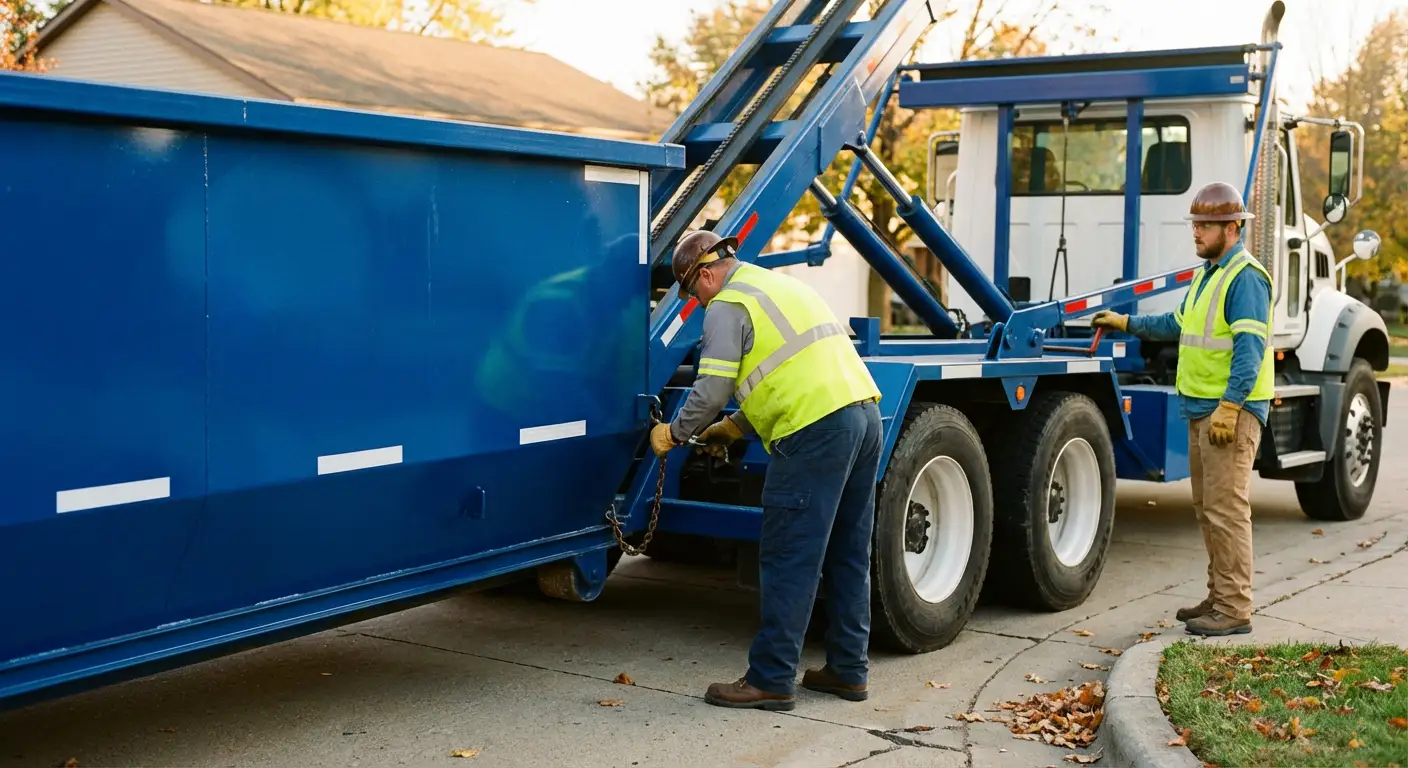 Dumpster delivery safety protocols in Arlington Heights, IL