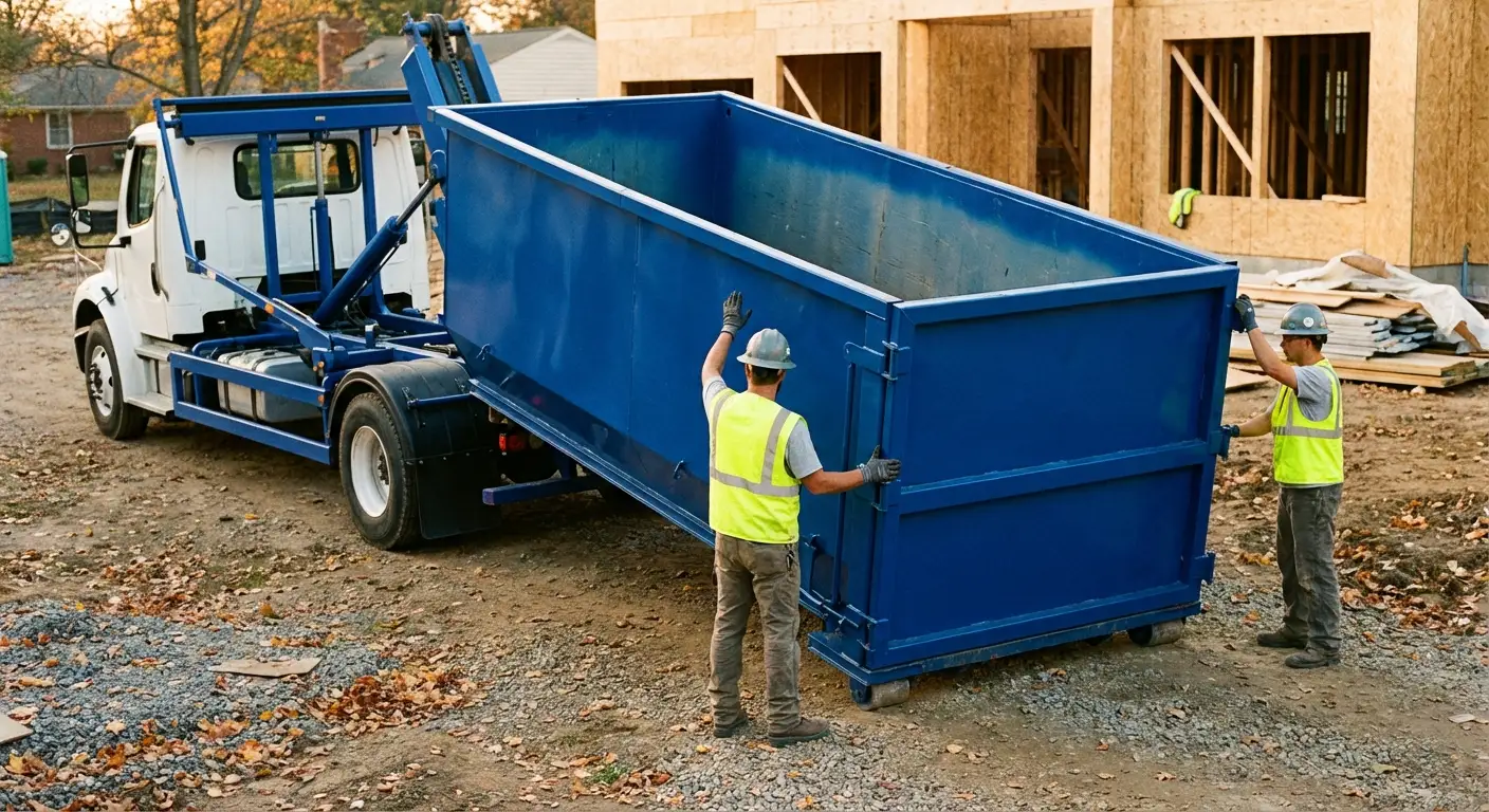 Construction dumpster delivery and waste management in Arlington Heights, IL