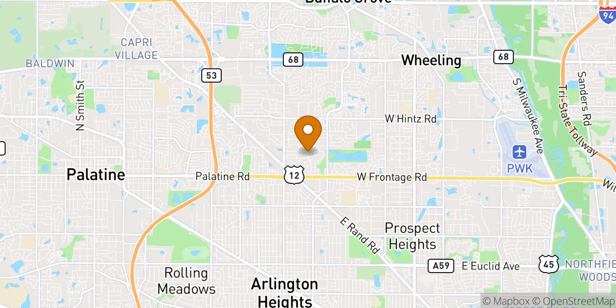  neighborhood map in Arlington Heights, IL