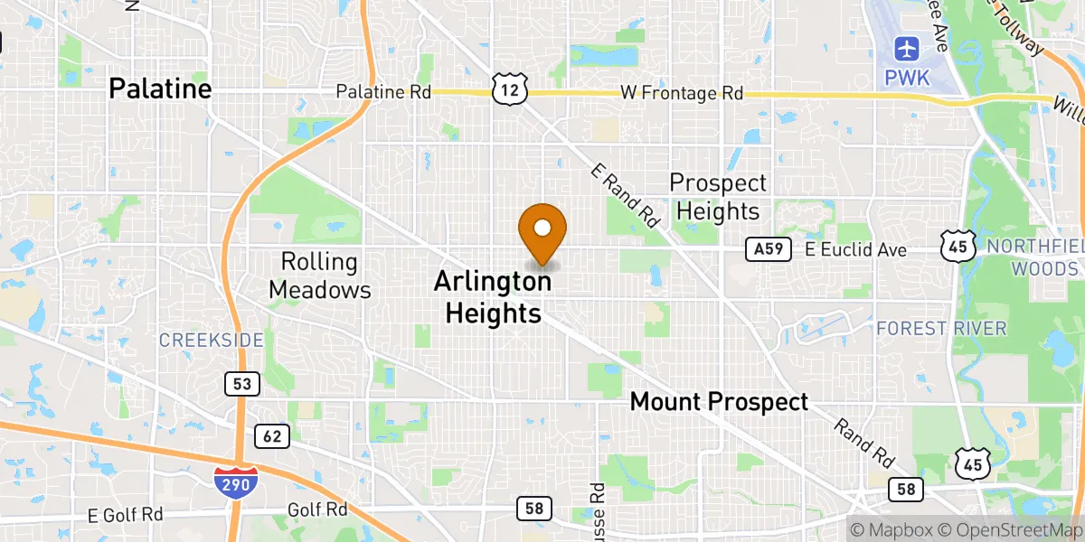  neighborhood map in Arlington Heights, IL