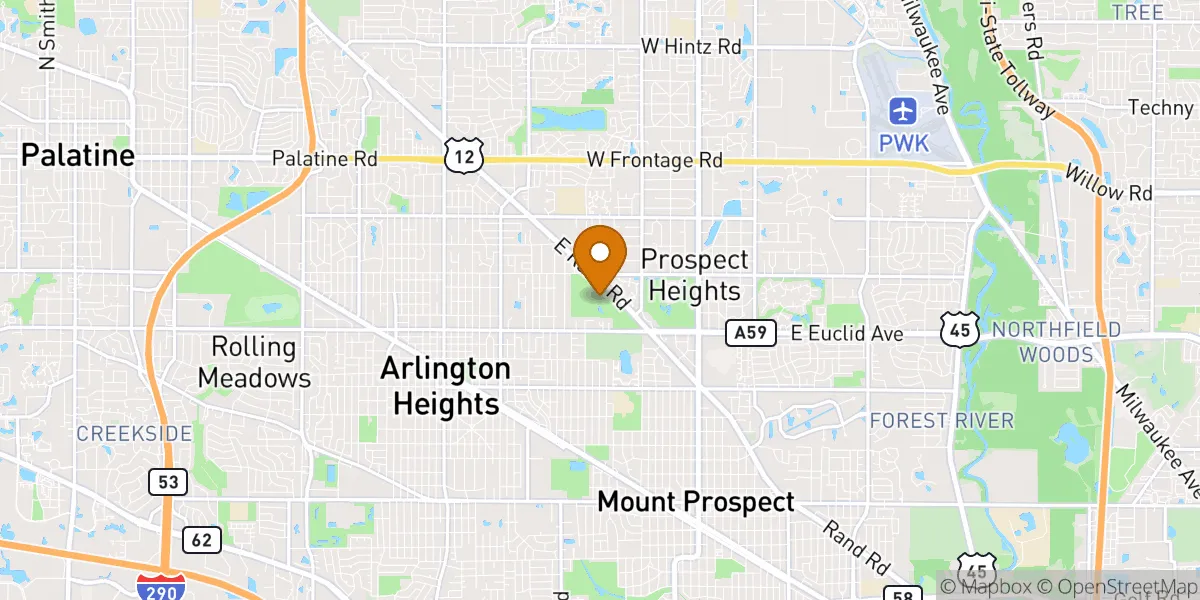  neighborhood map in Arlington Heights, IL