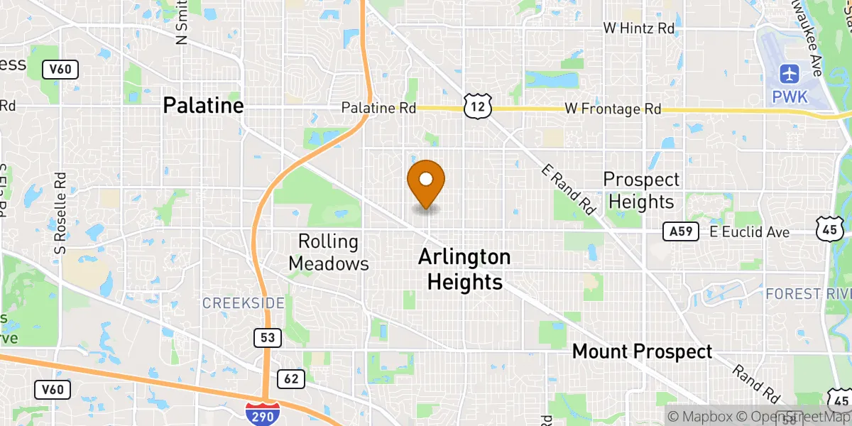  neighborhood map in Arlington Heights, IL