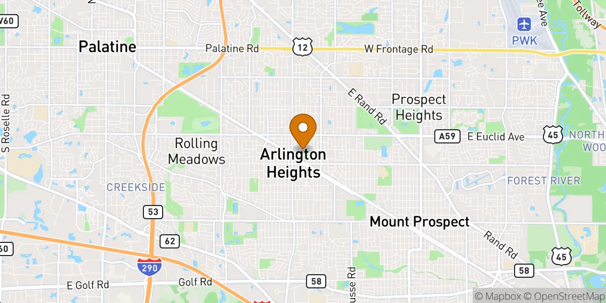  neighborhood map in Arlington Heights, IL