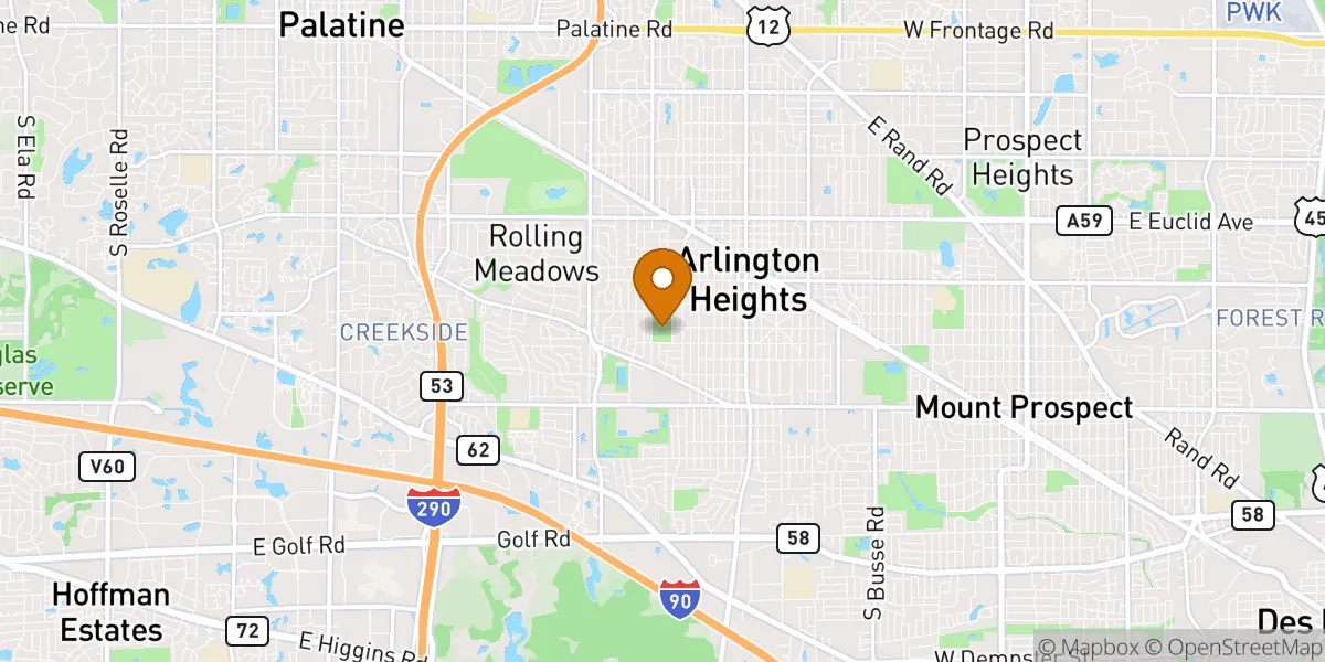  neighborhood map in Arlington Heights, IL